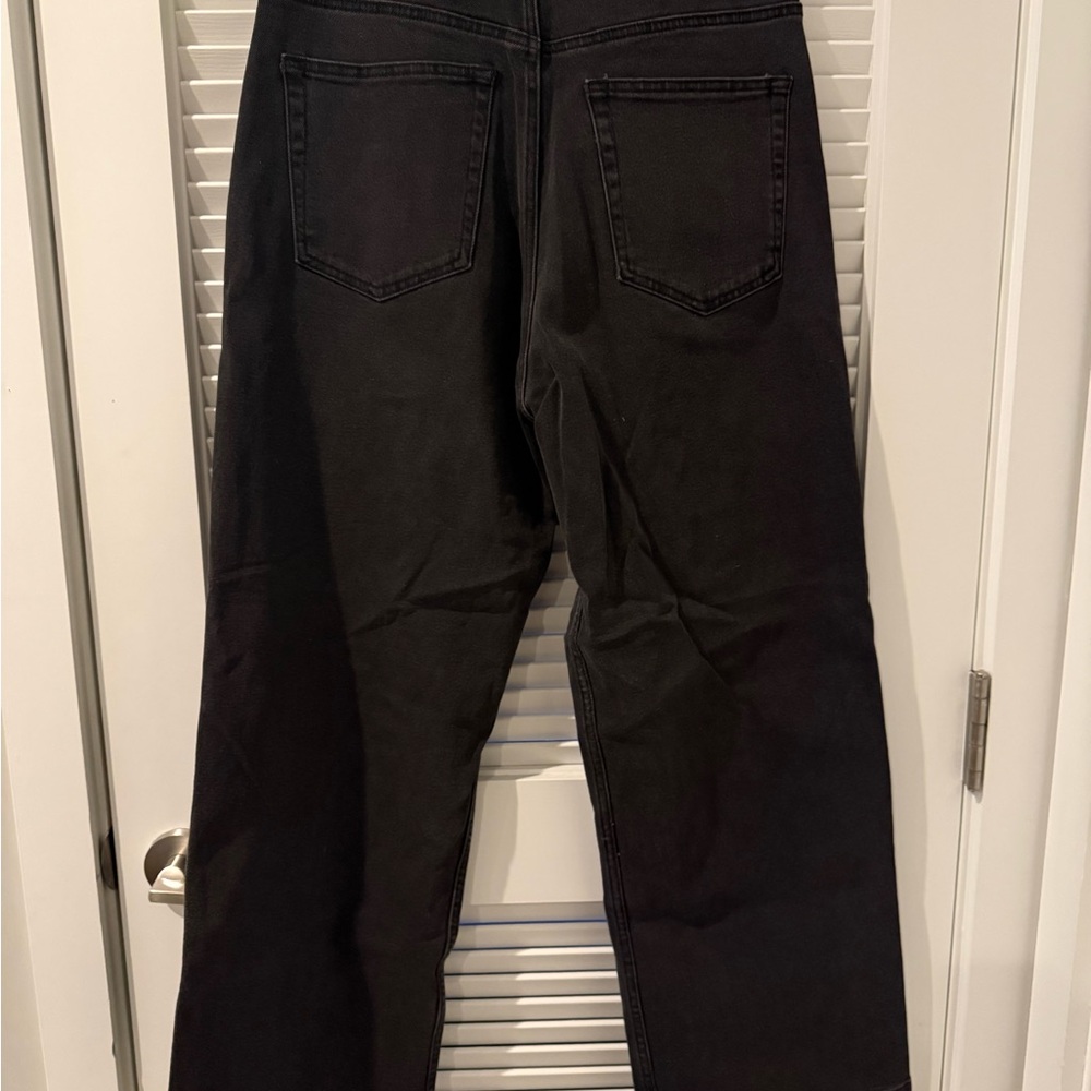 Roucha Women's Black Wide Leg Jeans - Picture 4 of 4
